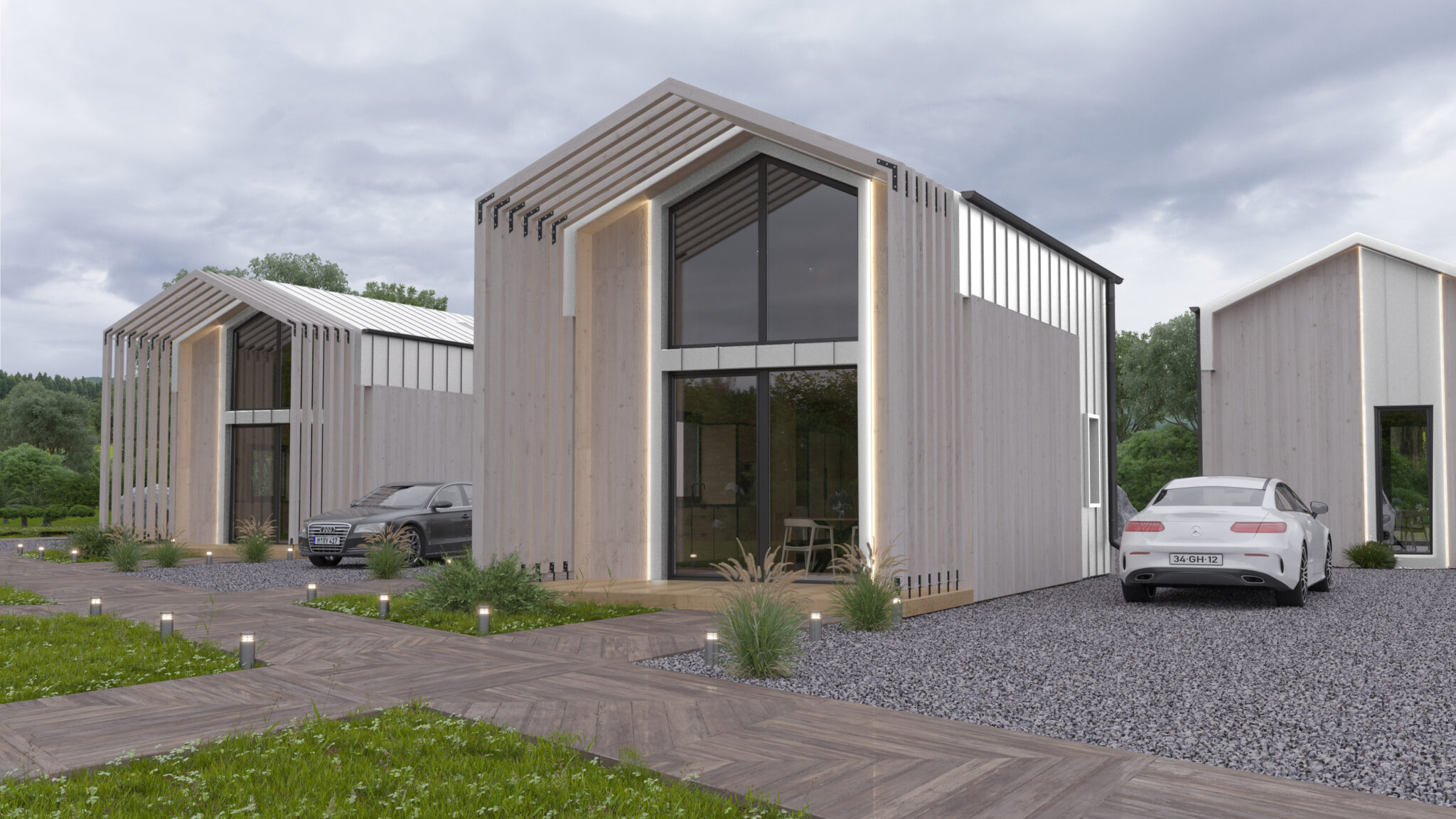 dom modułowy four elewacja