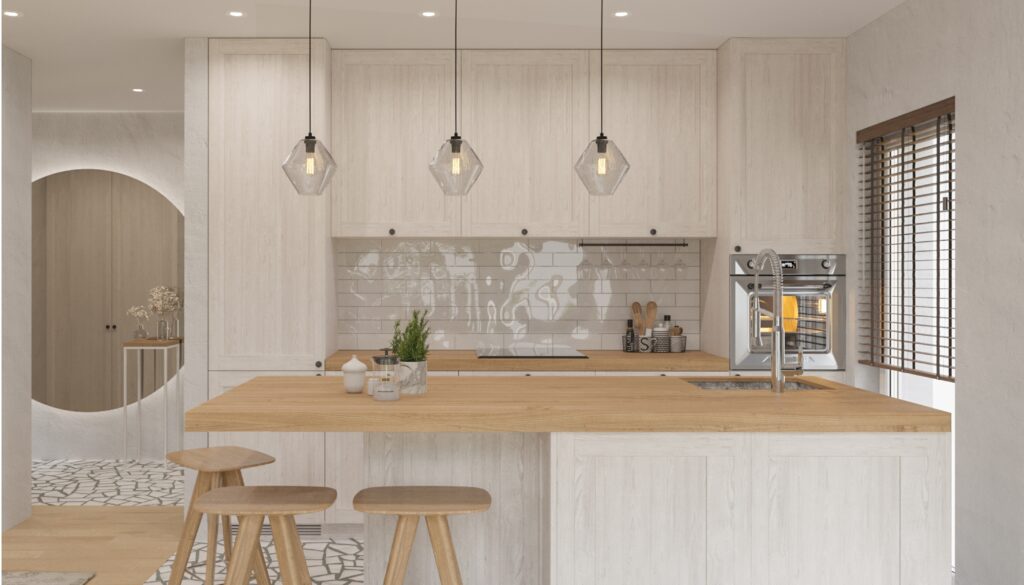 dom modułowy 120 m wnętrze